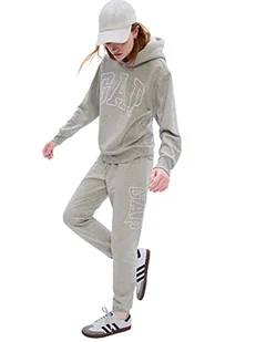 Gap damskie Spodnie dresowe V-South Db Jogger, Jasnoszary Heather, M - Spodnie damskie - miniaturka - grafika 1