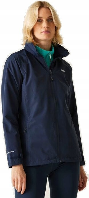 Damska kurtka przeciwdeszczowa z kapturem Regatta RWW457 540 granatowy XL