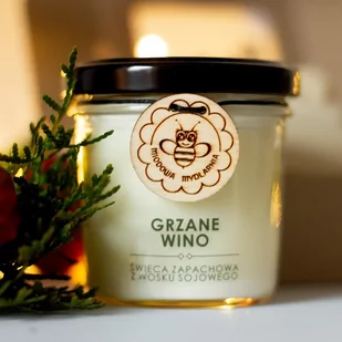 Miodowa Mydlarnia świeca sojowa Grzane Wino - Świece - miniaturka - grafika 3