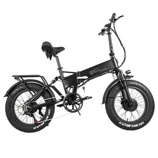 Rower elektryczny CMACEWHEEL RX20 MAX, dualny silnik 750W, maks. prędkość 40-45km/h, opony CST 20*4,0 cali, bateria 17Ah - Rowery elektryczne - miniaturka - grafika 4