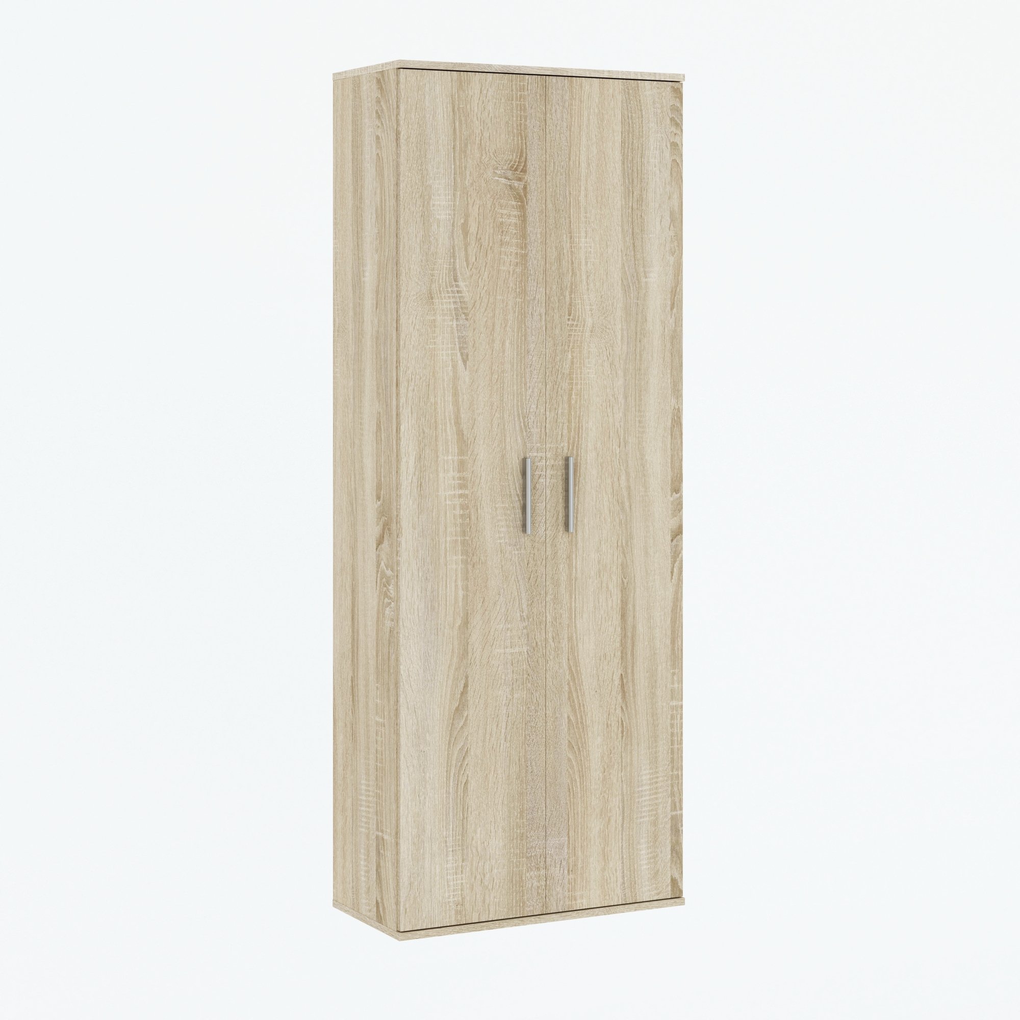 Szafa na ubrania z półkami wąska 69 cm SAVOY – dąb sonoma