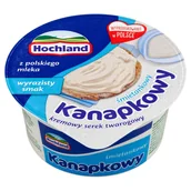 Sery - Hochland Kanapkowy serek kremowy śmietankowy 130 g - miniaturka - grafika 1
