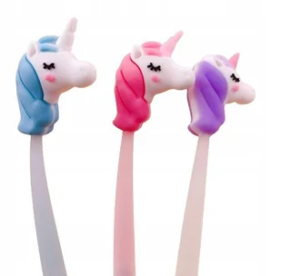 Długopisy unicorn JEDNOROŻEC cienkopisy silikonowe z jednorożcem dla dzieci - Cienkopisy - miniaturka - grafika 1