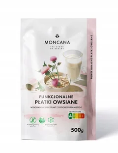 Owsianka Bezglutenowa z Ostropestem 400g Zdrowa Wątroba Moncana - Zdrowa żywność - miniaturka - grafika 1