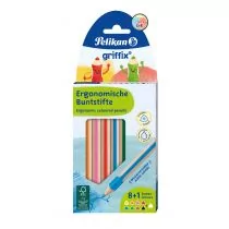 Pelikan Kredki Griffix drewniane - Przybory szkolne - miniaturka - grafika 1
