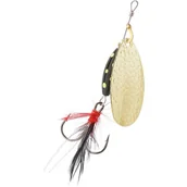 Przynęty - Błystka obrotowa MIKADO M-Grub PMB-GRU-3-BL-G Złoty Black Lemon - miniaturka - grafika 1