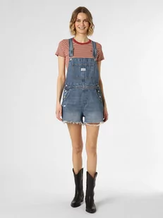 Levi's - Ogrodniczki damskie, niebieski - Spodenki damskie - miniaturka - grafika 1
