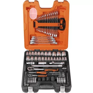 Bahco Zestaw kluczy nasadowych 1/4", 1/2" S87+7 (94 szt.) w walizce (S87+7) S87+7 - Zestawy narzędziowe - miniaturka - grafika 1