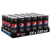Napoje gazowane - Pepsi Max Napój gazowany o smaku cola 24 x 330 ml - miniaturka - grafika 1