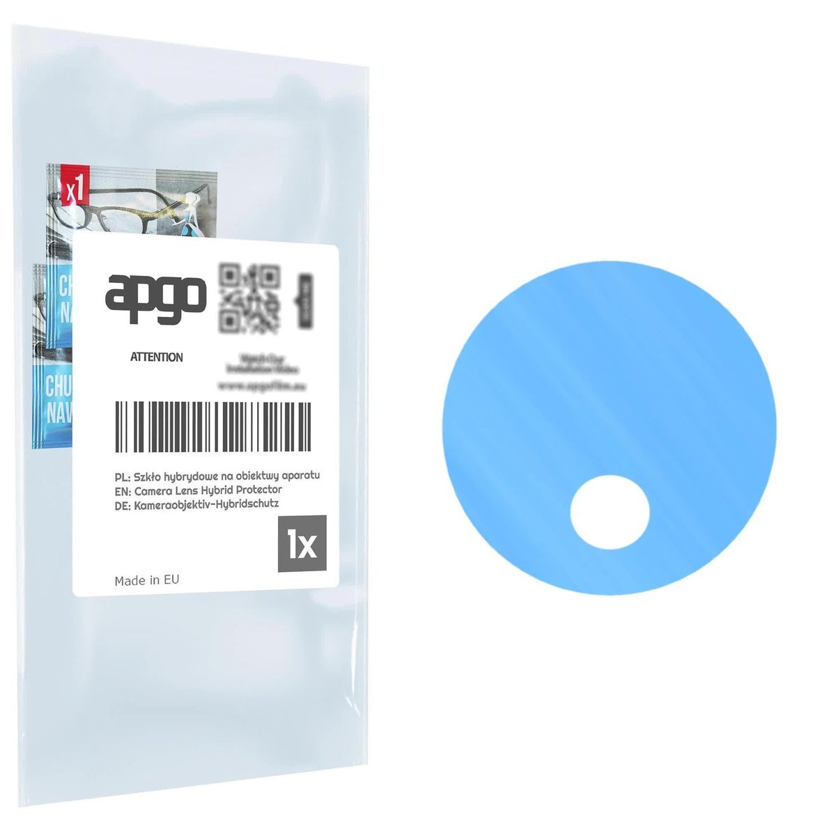 1x Szkło hybrydowe na aparat obiektyw kamerę 9H do OnePlus Pad 2 - apgo hybrid Camera Lens Protector