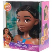 Lalki dla dziewczynek - Lalka JUST PLAY Disney Princess Głowa do stylizacji Vaiana Moana 87591 - miniaturka - grafika 1