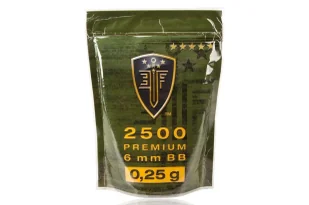 Kulki ASG Elite Force Premium 0,25g 2500 szt - Amunicja i osprzęt ASG - miniaturka - grafika 1