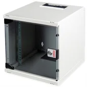 Szafy rack - ROLINE Wandgehouse 10Zoll 6 HE 312x300 BxT Bausatz grau - miniaturka - grafika 1