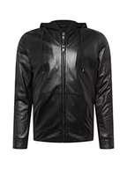 Kurtki męskie - Freaky Nation Męska kurtka skórzana Arne-FN, czarna, L - miniaturka - grafika 1