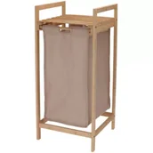 Kosze na bieliznę - Bathroom Solutions Półka łazienkowa z koszem na pranie h73 x 33 x 33 cm - miniaturka - grafika 1