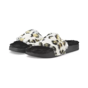 Klapki damskie Puma Leadcat 2.0 Fluff Safari czarne 38580401-40,5 - Klapki i japonki damskie - miniaturka - grafika 1