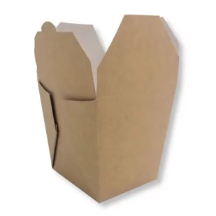 Opakowanie na wynos food box 1 L kraft 50szt - Opakowania gastronomiczne - miniaturka - grafika 1