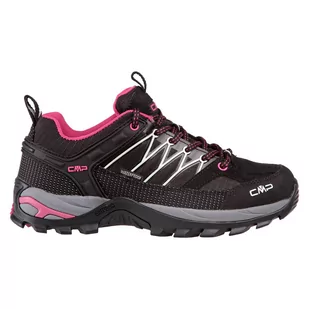 CMP Damskie półbuty trekkingowe Rigel Low Wmn Shoe Wp, Nero Glacier, 38 EU - Buty trekkingowe damskie - miniaturka - grafika 1