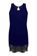 Piżamy damskie - HALKA TAYLOR WISKOZA GRANAT - D Karen - miniaturka - grafika 1