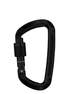 Sprzęt wspinaczkowy - Karabinek zakręcany Climbing Technology D-Shape SG - black - miniaturka - grafika 1