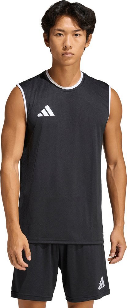 Adidas Koszulka męska adidas Entrada 26 Sleeveless Jersey czarna KB3929 XL