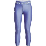 Spodnie i spodenki dla dziewczynek - Legginsy dziewczęce Under Armour Ankle Crop - miniaturka - grafika 1