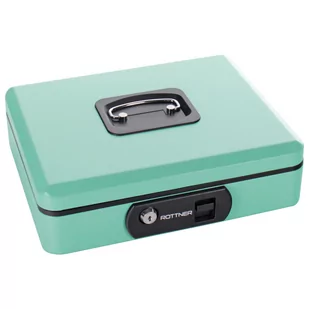 Rottner Pro Box Two kasetka, turkusowy - Sejfy i kasy pancerne - miniaturka - grafika 2