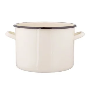 Garnek prosty 5,8 l śr. 22 cm wys. 16 cm krem - Garnki - miniaturka - grafika 1