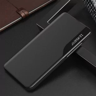Eco Leather View Case elegancki futerał etui z klapką i funkcją podstawki Samsung Galaxy A72 4G czarny - Etui i futerały do telefonów - miniaturka - grafika 2