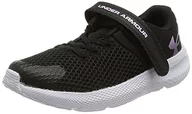 Buty dla dziewczynek - Under Armour Dziewczęce buty do biegania Pursuit 2 Big Logo, czarny - Black White Pacific Purple 002-35 1/3 EU - miniaturka - grafika 1