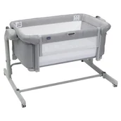Łóżeczka i kojce - Chicco Łóżeczko Next2Me Magic Evo Grey Mist - miniaturka - grafika 1