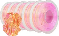 Filamenty i akcesoria do drukarek 3D - Filament do drukarek 3D JAYO Rainbow, opcje dwukolorowe, średnica 1,75 mm, różowe złoto SILK - miniaturka - grafika 1