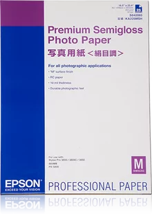 Epson Premium Semigloss Photo Paper 250g A2 - 25 arkuszy C13S042093 - Papier do drukarek - miniaturka - grafika 1