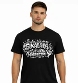Koszulki męskie - SIKALAFĄ MORDECZKO GRAFFITI KOSZULKA T-SHIRT CZARNY PREMIUM L - miniaturka - grafika 1