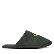 Kapcie męskie - Kapcie Calvin Klein Hotel Slipper Mono Embro YM0YM01392 Zielony - miniaturka - grafika 1