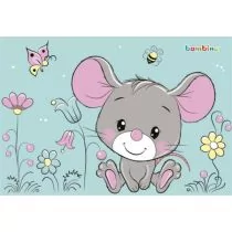 St. Majewski Podkład dwustronny szkolny na biurko Mouse - Podkładki na biurko - miniaturka - grafika 1