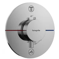 Baterie podtynkowe - HANSGROHE 15556000 ShowerSelect Comfort S Bateria termostatyczna, podtynkowa do 2 odbiorników ze zintegrowanym systemem zabezpieczającym zgodnie z EN 1717 Chrom - miniaturka - grafika 1