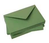 Kartki okolicznościowe i zaproszenia - Koperty oliwkowe 120 g/m2 C6 10 szt - miniaturka - grafika 1