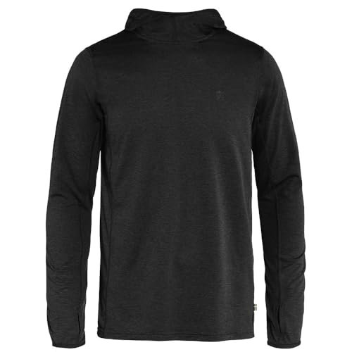 FJALLRAVEN 87199-550 Abisko Sun-Hoodie M długi sweter męski, czarny, rozmiar XL