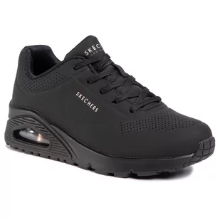 SKECHERS Sneakersy Uno-Stand On Air 73690/BBK Black - Sneakersy damskie - miniaturka - grafika 1
