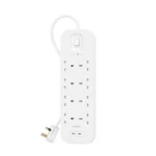 Listwy zasilające - Belkin SurgePlus 8x Schuko, 2x USB-C, 2m - miniaturka - grafika 1