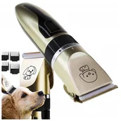 Maszynki i nożyczki dla psów - MASZYNKA DO STRZYŻENIA PSA KOTA ZWIERZĄT PROFESJONALNA CICHA DUŻY ZESTAW - miniaturka - grafika 1