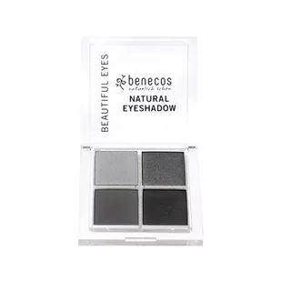 Benecos Cienie do powiek quattro SMOKEY EYES GreenLine-1459-uniw - Cienie do powiek - miniaturka - grafika 1