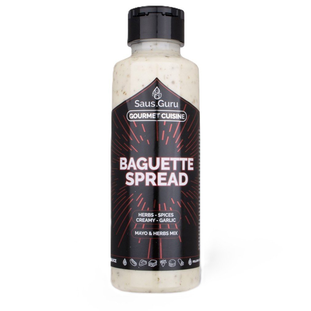 Kremowy SOS DO KANAPEK ziołowy sos do pieczywa Baguette Spread SAUS.GURU