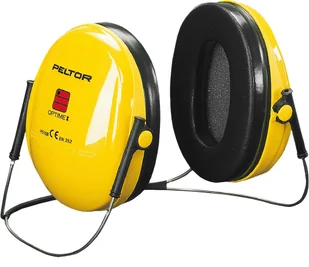 3M Peltor Optime H510B nauszniki przeciwhałasowe z pałąkiem na kark, SNR 26 dB, żółte H510B - Akcesoria BHP - miniaturka - grafika 1