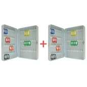 Szafki na klucze - Szafka na klucze z zamkiem mechanicznym 1+1 GRATIS, na 100 kluczy - miniaturka - grafika 1