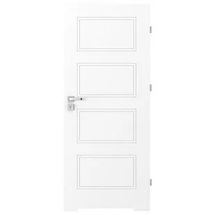 Skrzydło łazienkowe Trim 80 prawe biały - Drzwi wewnętrzne - miniaturka - grafika 1