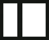 Okna - Okno PCV 3-szybowe fasadowe 85/O36 antracyt 1765x1435 mm otwierane do wewnątrz prawe - miniaturka - grafika 1