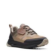 Półbuty męskie - Clarks ATL Trail Lace [sand combi waterproof nubuck] - rozmiar 46 - miniaturka - grafika 1