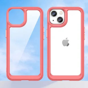 Etui Outer Braders sztywny pokrowiec z żelową ramką do iPhone 14 Plus czerwony - Etui i futerały do telefonów Etui Outer Braders sztywny pokrowiec z żelową ramką do iPhone 14 Plus czerwony - Etui i futerały do telefonów - miniaturka - grafika 9